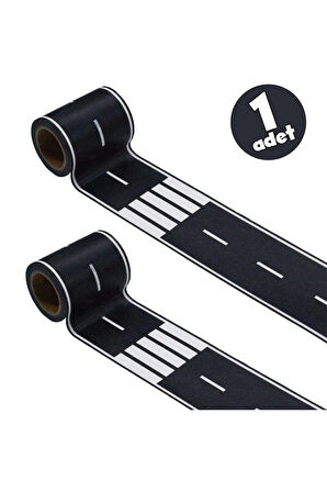 Otobant Eğitici Ve Eğlenceli Yol Yapım Bandı - Çocuk Trafik Bantı - Road Tape Oyun Bandı
