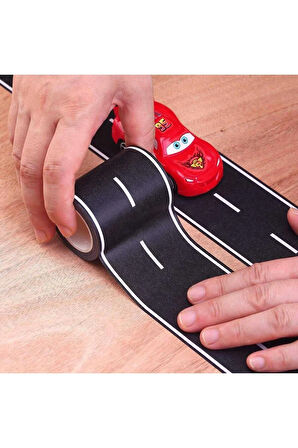 Otobant Eğitici Ve Eğlenceli Yol Yapım Bandı - Çocuk Trafik Bantı - Road Tape Oyun Bandı