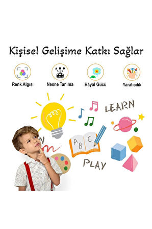 Master Molecules Eğitici Yaratıcı Molekül Stem Eğitimi Uyumlu 5 Renk 120 Parça Eğitici Oyuncak