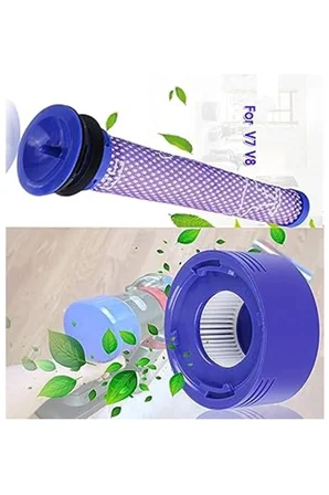 Dyson V7 V8 Cordless Uyumlu Filtre Seti 2li (Ön,Arka)