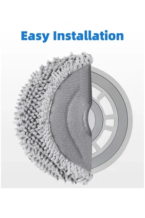 Roborock QRevo Curv 2 Pro Uyumlu Mikrofiber Mop Paspas 4 Adet