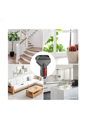 Dyson V7 V8 V10 V11 V15 Uyumlu Fırçalı Süpürge Başlığı Koltuk & Mobilya Aparatı Fırça Uç