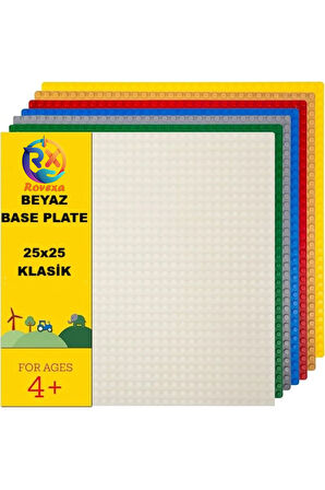 11026 Classic Beyaz Plaka (Zemin) - Classic BEYAZ Zemin 11026 - 25cmx25cm ebatlarında