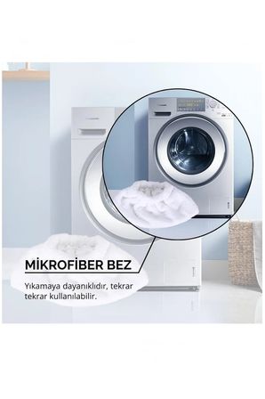 Mogotech Mg-101 Buharlı Temizlik Makinesi El Mopu 4 Adet (Yerli Üretim)