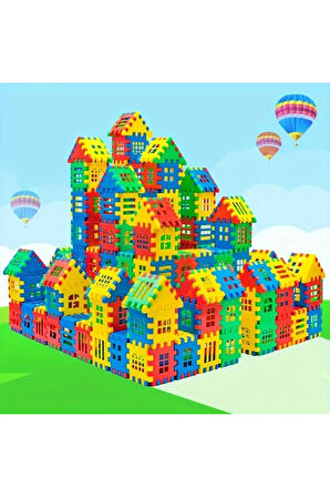 Puzzle City 3d Yapı Ve Tasarım Blokları 64 Parça Eğitici Oyuncak Puzzle Blok Set Eğlenceli Oyuncak