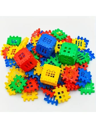 Puzzle City 3d Yapı Ve Tasarım Blokları 128 Parça Yapı Oyuncak Puzzle Blok Set Eğlenceli Oyuncak
