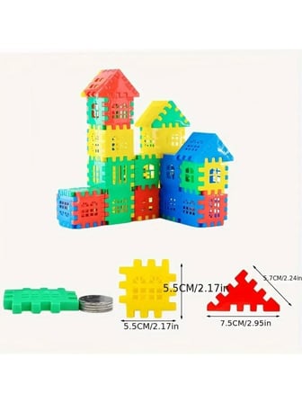 Puzzle City 3d Yapı Ve Tasarım Blokları 128 Parça Yapı Oyuncak Puzzle Blok Set Eğlenceli Oyuncak