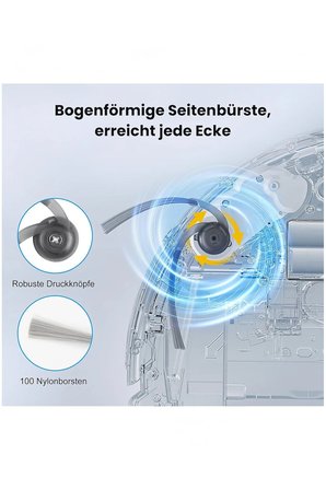 Roborock QRevo L Uyumlu 2 Adet Yan Fırça