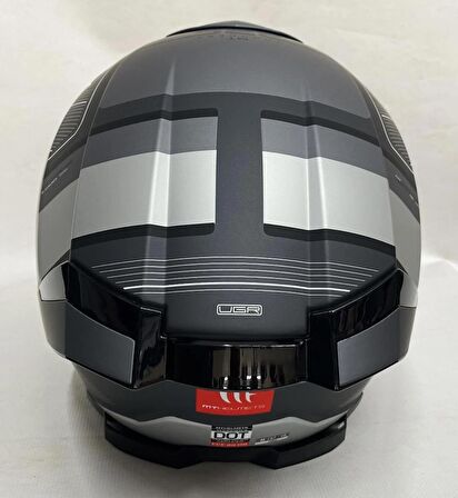 Mt Thunder 4 SV R25 C2 Şeffaf Vizör Kask Mat Gri XL