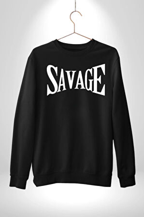 Embrace the Journey Tasarım Erkek Kadın Unisex Dijital Baskılı Siyah Sweatshirt