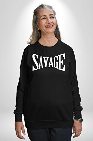 Embrace the Journey Tasarım Erkek Kadın Unisex Dijital Baskılı Siyah Sweatshirt