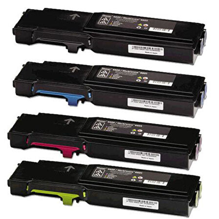 Tecprint XEROX WT 6600/6605 Uyumlu Muadil Toner Seti (SİYAH SARI KIRMIZI MAVİ )