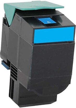 Tecprint LEXMARK CX310/CX410/CX510 Mavi Muadil Toner  