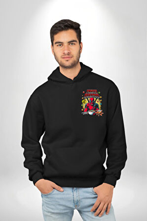 Pokemon  Charmander Retro Poster Erkek Kadın Siyah Ön Sırt Baskılı Kapüşonlu Sweatshirt Hoodie