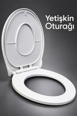 Çift Kullanımlı Çocuk ve Yetişkin Klozet Kapağı