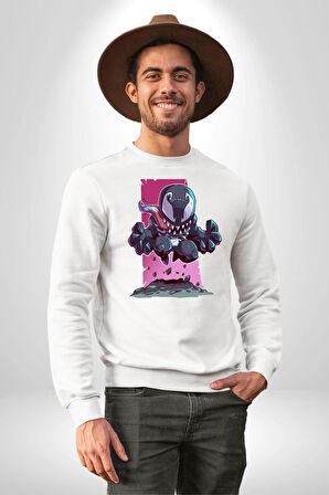 Sevimli Karanlık Karikatürize Çizgi Roman

 Erkek Kadın Unisex Dijital Baskılı Beyaz Sweatshirt
