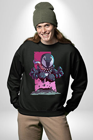 Sevimli Karanlık Karikatürize Çizgi Roman

 Erkek Kadın Unisex Dijital Baskılı Siyah Sweatshirt