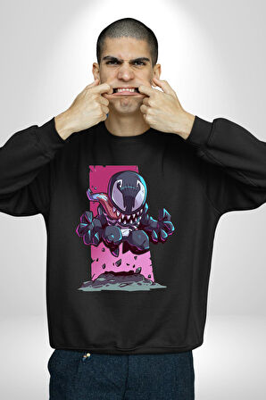Sevimli Karanlık Karikatürize Çizgi Roman

 Erkek Kadın Unisex Dijital Baskılı Siyah Sweatshirt