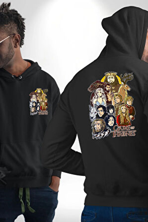 Krallıklar Çarpışıyor - Game Of Thrones





 Erkek Kadın Siyah Ön Sırt Baskılı Kapüşonlu Sweatshirt Hoodie
