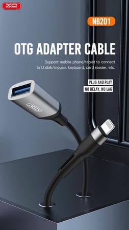 Özel Seri iPhone ve iPad Uyumlu OTG Bağlantı Kablosu Ofis Gereci Veri Transferi Cihaz Aksesuarı
