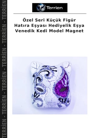 Özel Seri Küçük Figür Hatıra Eşyası Hediyelik Eşya Venedik Kedi Model Magnet
