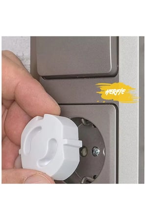 Topraklı Elektrik Yuvası Tıpası Vidalı Kilit Aparatı Ev Kazalarına Karşı Önlem