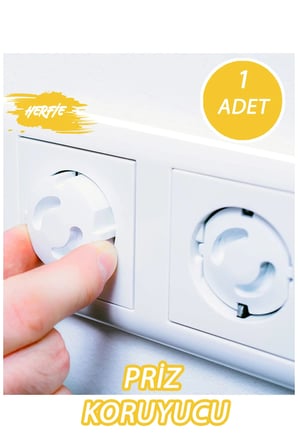 Topraklı Elektrik Yuvası Tıpası Vidalı Kilit Aparatı Ev Kazalarına Karşı Önlem