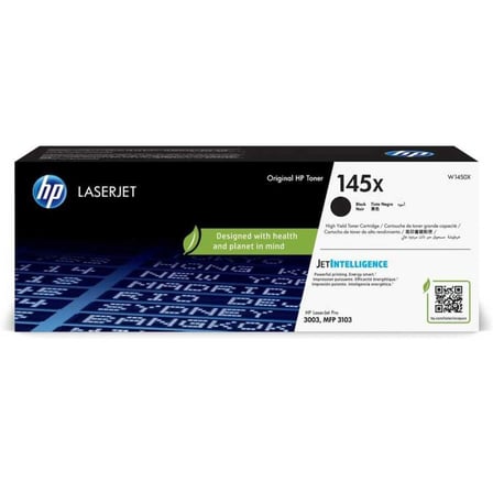 HP 145X W1450X Siyah Yüksek Kapasiteli Orijinal Toner