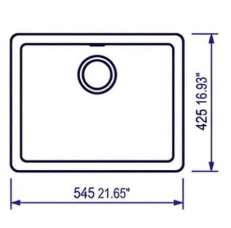 GRANİT EVİYE 40X50 BEYAZ MTFAK EVİYESİ