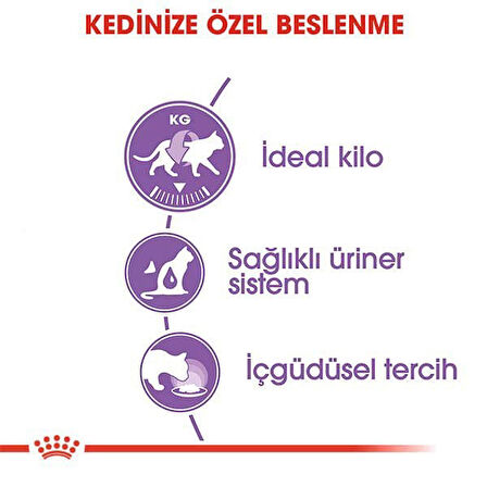 Royal Canin Sterilised Jelly Pouch Kısırlaştırılmış Kedi Maması 85 Gr