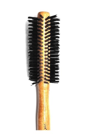 Özel Seri Kişisel Bakım Şekillendirici Kuaför SaçFırçası Ergonomik Ahşap Sap Yanmaz Salon Tipi