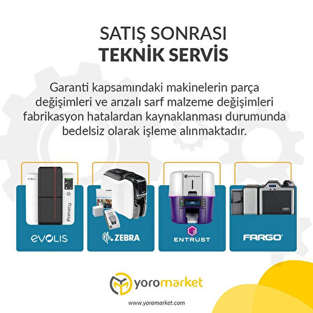 Evolis Primacy 300 Renkli Baskı Tam Panel Ribon(R5F008EAA)