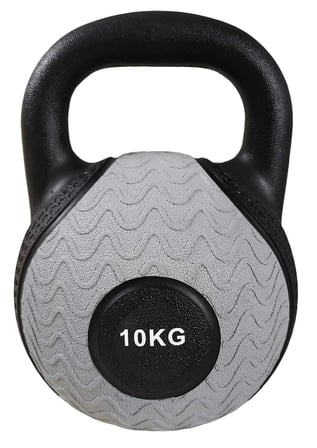 Premium Spor Aleti Fitness Ağırlık KETTLE-300-10 kg Kauçuk Kettle Dambıl 10 kg