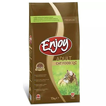 Enjoy Tavuklu Yetişkin Kedi Maması 15 Kg