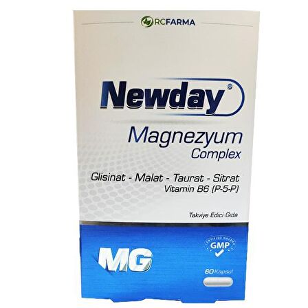 Magnezyum Complex Takviye Edici Gıda 60 Kapsül