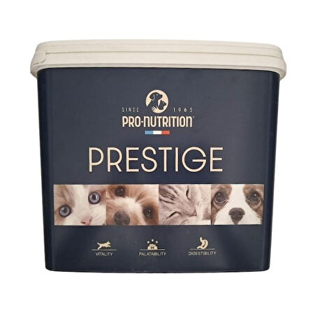 Pro Nutrition Prestige Kedi ve Köpek Plastik Mama Saklama Kabı 10.9 Lt