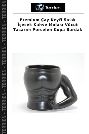 Premium Çay Keyfi Sıcak İçecek Kahve Molası Vücut Tasarım Porselen Kupa Bardak
