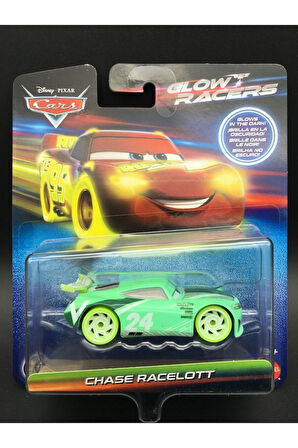 Dısney Pıxar Cars Chase Racelott Tekli Gece Parlayan Araba HYM84