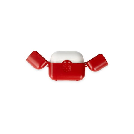Airpods 3 (3.nesil) Basmalı Kılıf - Kırmızı