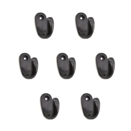 Büyük Tekli Fincan Askı, Dekor Askısı - Siyah, 12x23x30 Mm