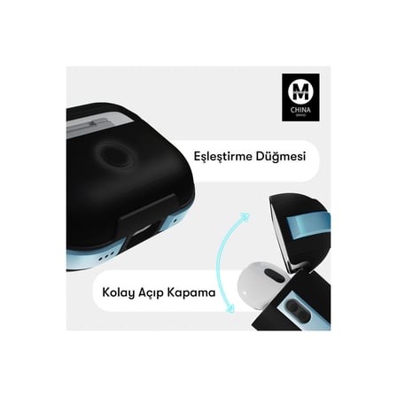 Airpods Pro 2 (2.nesil) Mo-a8 Armor Kılıf - Gümüş