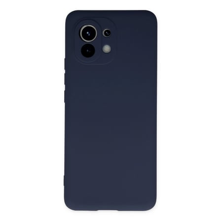 Mi 11 Kılıf Nano İçi Kadife Silikon - Lacivert