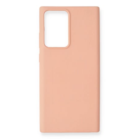 Samsung Galaxy Note 20 Ultra Kılıf Nano İçi Kadife Silikon - Pudra