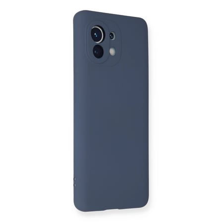 Mi 11 Kılıf Nano İçi Kadife Silikon - Gri