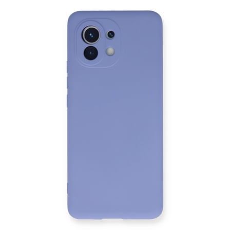 Mi 11 Kılıf Nano İçi Kadife Silikon - Lila