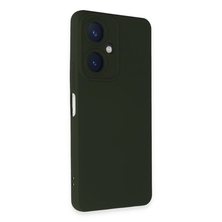 Vivo Y27 Kılıf Nano İçi Kadife Silikon - Koyu Yeşil