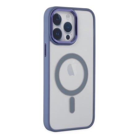 İphone 14 Pro Max Kılıf Room Magneticsafe Silikon - Sierra Blue