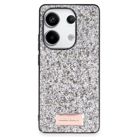 Onegif Redmi Note 13 Pro 4g Bright Simli Kapak - Gümüş