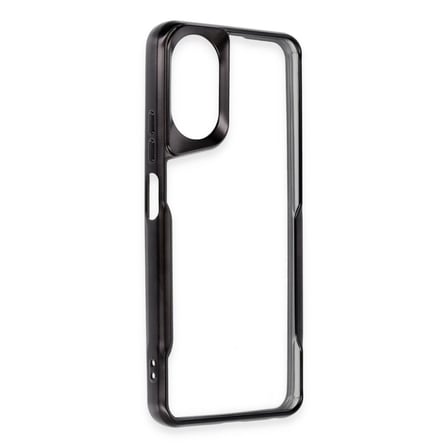 Oppo A38 Kılıf Boyi Silikon Kapak - Siyah