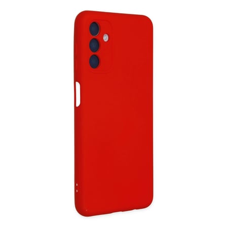 Samsung Galaxy A04s Kılıf Nano İçi Kadife Silikon - Kırmızı